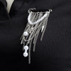 Exaggerate Long Tassel Chain Brooch Women Handmade Beaded Many Layer Chain Multi Functional Fixed Pin Pants Clothes Decor - Image 10