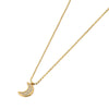 Rhinestone Moon Star Heart Pendant Necklace Stainless Steel Zircon Daily Necklace for Women - Image 9