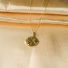 Gold Plated Necklace Stainless Steel Necklace Sun Star Moon Disk Pendant Necklace for Men and Women - Image 4