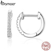 Silver Cubic Zirconia Ear Cuffs Gold Plated Cartilage Hoop Huggie Earrings for Women Stackable Jewelry - Image 1