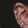 Simple Small Star Ear Clip Earrings For Women Girls Geometry Ear Cuff Party Silver Color Jewelry Gifts - Image 1