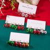 Personality Christmas Colorful Ball Drop Earrings for Women Snowflake Xmas Tree Pattern Lantern Ball Hoop Earring Accessories - Image 3