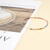 Summer Turquoise Blue Miyuki Bohemia Ethinic Beach Freeshness Tube Beads Bracelet - Image 4