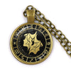 12 Constellation Scorpio Sagittarius Capricorn Aquarius Pendant Antique Bronze Necklace Glass Dome Zodiac Jewelry For Gift - Image 12
