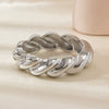 Exaggerated Silver Color Wide Geometric Irregular Cuff Bangles Women Punk Spring Open Bangle Bracelets Chunky Statement Jewelry - Image 31
