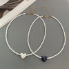 Korean Ceramics Love Heart Choker Necklace for Women Girl Colorful Neck Jewelry - Image 2