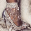 1pcs Rhinestone anklet anklet ethnic style shining tassel charming anklet anklet anklet high heels - Image 1