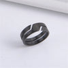 Simple Stainless Steel Couple Ring for Men Women Casual Finger Rings Jewelry Engagement Anniversary Gift - Image 3
