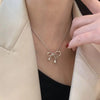 Minimalist Bow Pendant Necklace with Chain Options - Image 5