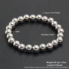 Stainless Steel Gold Plated Elastic Beaded Bracelet Stackable Design Unisex For Daily Commute And Party Wear - Image 18