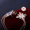 Tassel Crystal Cross Chain Brooch Women's Shirt Collar Pins and Brooches Personality Lapel Pin Buckle Women Accessories - Image 3