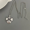 Punk Rock Red Black Heart Pendant Chain Necklace For Men Women Cool Hip Hop Street Vintage Goth Accessories Jewelry - Image 11