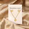 Necklaces Jewelry Sets For Women Girls Stainless Steel Pendant Necklaces And Earrings 2 Pieces Sets Wedding Party Jewelry Gifts - Image 39