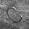 Punk Stainless Steel Viking Dragon Open Bracelets Men Gun Black Norse Runes Cuff Bangles Scandinavian Jewelry Vintage Male Gifts - Image 3