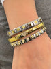 Vintage Elasticity Stainless Steel Bangles Bracelet for Women Classic Heart Square Adjustable Wristband Bangle - Image 4