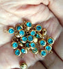 60 piece/lot Stainless Steel Crystal Pendant steel Gold Color 12 Birthstone Charm Round 6mm 6.5mm Rhinestones Charms - Image 32