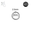 ZS 1PC Titanium Hoop Earring for Women Silver Plated Circle Earring Large Gauge Seputm Nose Ring 2/4/6/8/10/12G Punk Earring - Image 25