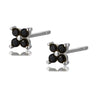 Silver Rainbow Tassel Four Petal Flower Drop Stud Earrings for Women Sweet Girl Ear Bone Jewelry Accessories - Image 52