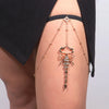 Boho Crystal Agate Leg Thigh Chain Drop Stone Tassel Multi-layer Leg Chain Anklet for Women Seaside Vacation Beach Jewelry - Image 14