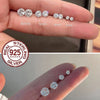 Silver Jewelry Brilliant Round CZ Stud Earrings for Women Girl Gift - Image 6