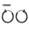 1Pair Round Circle Spring Ear Clip Non Piercing Earrings Fake Earrings Gift for Men Women Jewelry - Image 14