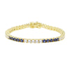 Colorful Cubic Zirconia Tennis Bracelet in Multiple Stone Colors - Image 7