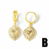 Small Clear Crystal Heart Earrings for Women Gold Plated Dangle Earrings CZ Jewelry Gifts - Image 6
