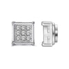 1 Pair Stainless Steel Inlaid Cubic Zirconia Magnetic Non-Piercing Stud Earrings Round Clip on Ear Cuff for Men Women - Image 12