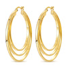 Small Hoop Earrings with Butterfly and Heart Motifs - Image 25