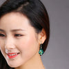 Female Rainbow Crystal Water Drop Earrings Boho Silver Color Zircon Stone Long Dangle Earrings For Women Girl's Wedding Jewelry - Image 6