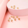 100 Pair/Lot Small Mini Stud Earring Set For Girl Love Star Animal Geometric Random Female Wedding Party Ear Jewelry Accessories - Image 3