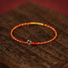 Tibetan Gold Silk Plating Woven Diamond Knot Hand Rope The Year of Birth Little Red Rope Bracelet Women's No Falling - Image 6
