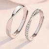 1 Pair Twist Copper Plated Platinum Resizeable Couple Rings Men Women Adjustable Overlap Opening Finger Jewelry - Image 5