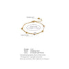 Zirconia Heart Love Chain Bracelet Bangle Stainless Steel Ankle Foot Jewelry - Image 6