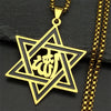 Hebrew Star of David Pendant Necklace for Women Men Stainless Steel Gold Silver Color Jewish Male Chain Jewelry - Image 15