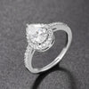 Adjustable Solitaire Rings for Women Bridal Classic Silver Color +Cubic Zirconia Wedding Engagement Marriage Ring Jewelry - Image 10