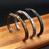 316L Stainless Steel Mobius Opening Bracelet Viking Runes Bracelets for Men Women Nordic Pagan Amulet Talisman Jewelry - Image 1