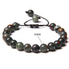 8MM Stone Bead Braid Bracelets Minimalist Carnelian Agates Jades Gem Woven Bangle Jewelry Gift For Women Men - Image 11