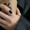 Silver Open Finger Ring Punk Heart Irregular Geometric Stackable For Women Girl Jewelry Gift - Image 14