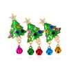 Christmas Sparkling Crystal Botanical Brooch Rhinestone Pearl Christmas Tree Pin Men and Women Accessories Holiday Gift - Image 18