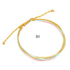 Boho Women Handmade Woven Multilayer Anklet Weaving Bracelet On The Leg Braid Rainbow Thread Rope Beach Barefoot Foot Jewelry - Image 15