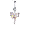 Stainless Steel Belly Button Ring Butterfly Pearl Shell Colorful Starfish Belly Button Ring Body Piercing Jewelry - Image 18