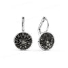 Bella Drop Earring for Women Christmas Birthday Austrian Crystals Round Cut Dangle Silver Gold Color Pierced Jewelry - Image 36