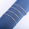 Stainless Steel Cable Chain Necklace in 0.8 mm 1.1 mm and 1.5 mm Widths - Image 9