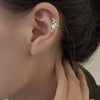Korean Zircon Star Ear Clip for Women Without Piercing Long Tassel Sweet Ear Cuff Clip Earrings Wedding Jewelry Gift - Image 25