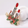 Crystal Christmas Rhinestone Brooches, Santa Reindeer Xmas Lapel Pins, Holiday Clothing Backpack Decor, Festive Jewelry Gifts - Image 19