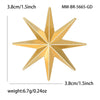 Classic Glossy Eight-pointed Star Brooches for Women Unisex Cross Star Pins Office Party Friend Gifts Jewelry Accessories - Image 7
