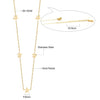 Round Cubic Zircon Charms Long Necklace Woman Choker Stars Moon Elegant Chain No Fade Fariy Jewelry - Image 23