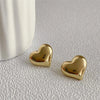 Heart Shape Hoop Earrings Asymmetric Big Earrings for Women Gold Color Party Jewelry Girl Chic Gift - Image 16