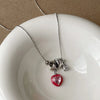 French Colorful Enamel CZ Cubic Zirconia Starburst Water Drop Star Pendant Necklaces for Women Silver Plated Chain Chokers - Image 5